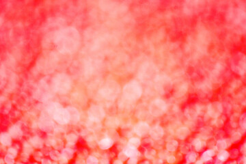 Obraz premium abstract red gradient background with bokeh glitter and red hearts shape flowing, valentine day love relationship holiday event festive concept