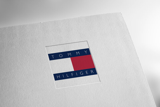 Tommy Hilfiger logo editorial illustrative