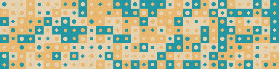 Abstract Geometric Pattern generative computational art illustration