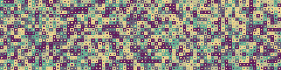 Abstract Geometric Pattern generative computational art illustration