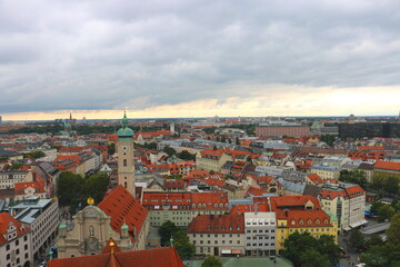 Fototapeta na wymiar Munich cityscape