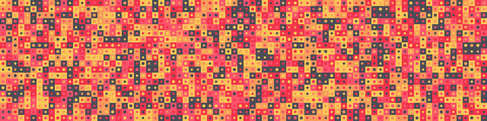 Abstract Geometric Pattern generative computational art illustration