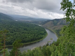 river in the mountains