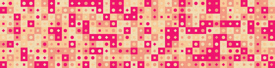 Abstract Geometric Pattern generative computational art illustration