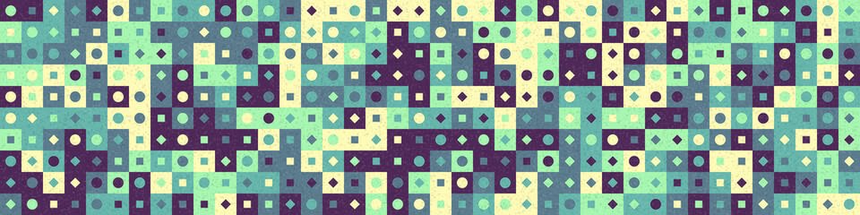 Abstract Geometric Pattern generative computational art illustration