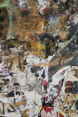 Hintergrund - Alte zerrissene Plakate New York