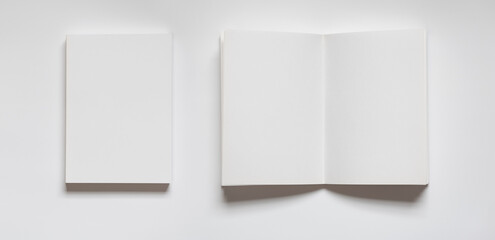 Photo of a real blank book