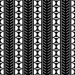 Abstract black and white vector seamless pattern