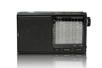 Fototapeta premium Old radio isolated