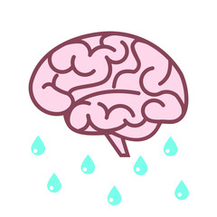 brain storm concept, vector illustration 