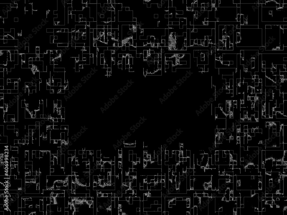 Poster stylish abstract image for your creative design of layout. backdrop with black and white pattern. co