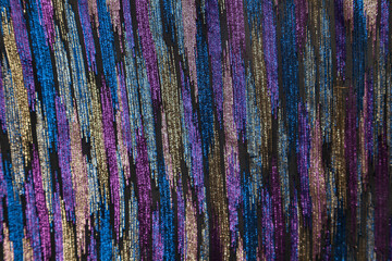 Obraz premium Interesting texture of shiny fabric. Northern Lights