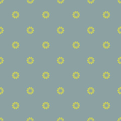 minimalism seamless pattern with Illuminating hearts in a circle on a Ultimate Gray background
