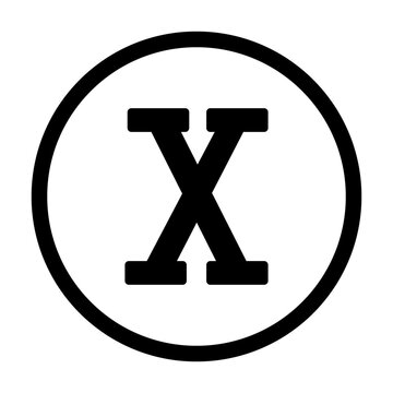 Roman numeral ten.