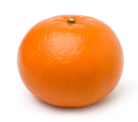 Orange fruit isolated on the white background,clipping path,single.