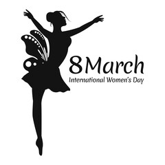 International Womens Day. Vector illustration with women different nationalities and cultures. Women empowerment movement. International women´s day graphic in vector.