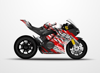 Motorcycle Sportbikes wrap decal and vinyl sticker design.