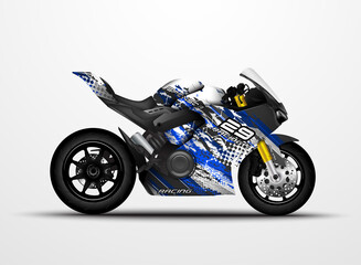 Motorcycle Sportbikes wrap decal and vinyl sticker design.