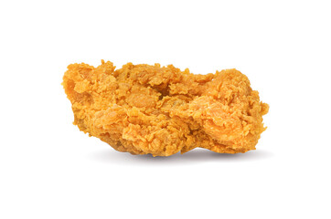 Fried chicken an isolated on a white background
