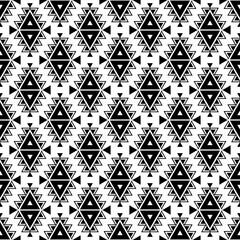 Seamless aztec pattern. ethic decorative illustration with geometric ornaments.