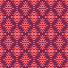 Seamless aztec pattern. ethic decorative illustration with geometric ornaments.