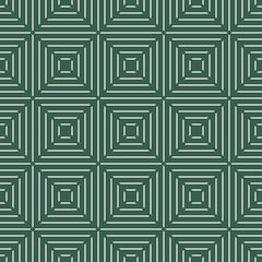 Seamless geometric tile linear pattern with hatched squares. minimalist ornate.