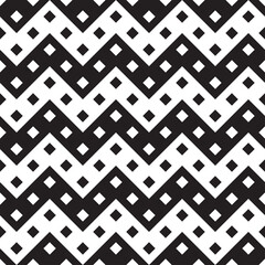 Seamless zigzag strip pattern of squares. abstract ethnic geometrical pattern.