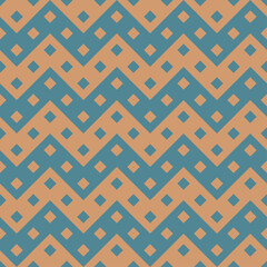 Seamless zigzag strip pattern of squares. abstract ethnic geometrical pattern.