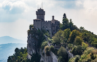 Castle in the country of San Marino