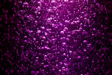 Background image with abstract underwater world in pink color.