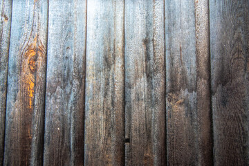 Fototapeta premium Weathered wood background. Close up selective focus.