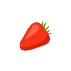 Flat Strawberry Icon