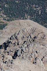 Rock formation in the Taurus Mountains in Turkey