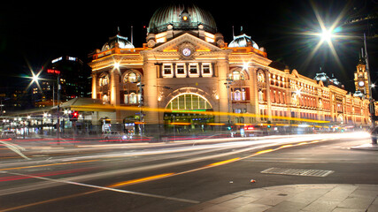 Fototapeta na wymiar Flinders Railway station