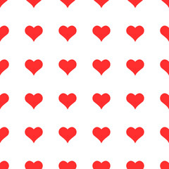 Seamless heart pattern vector illustration background. Love symbol concept. Valentines day wallpaper.