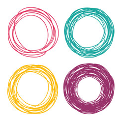 Grunge circle Abstract logo design vector illustration eps 10.