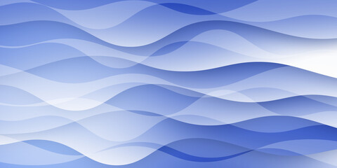 Background abstract blue wavy color gradients
