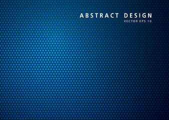 Abstract halftone dotted blue background - vector illustration. Template for business, design, texture and postcards.
