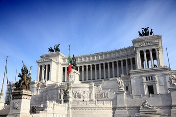 Fototapeta na wymiar Vittoriano - landmark in Rome, Italy