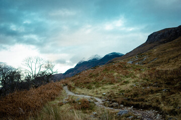 Fototapeta na wymiar Scottish mountains