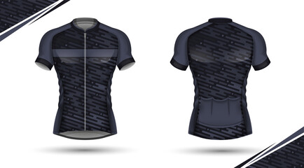 Cycling jersey, front and back