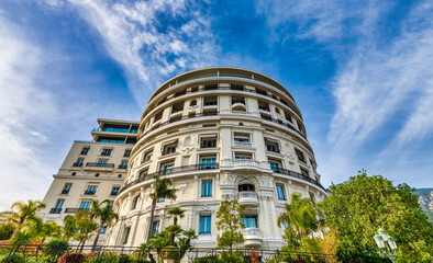 Fototapeta premium The facade of Hotel de Paris in Monte Carlo