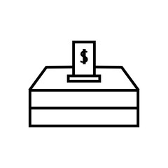 zakat icon line style vector for your design