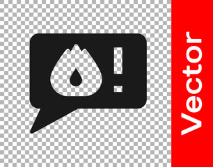 Black Telephone with emergency call 911 icon isolated on transparent background. Police, ambulance, fire department, call, phone. Vector.