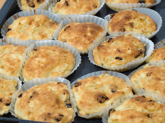 Apple and Cottage Cheese Muffins