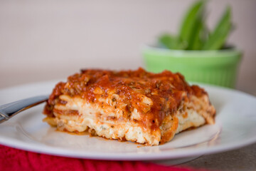 lasagna layers of cheese