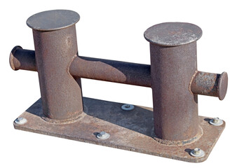 big old Bollard on moorage