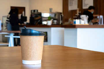 paper cup of coffee
