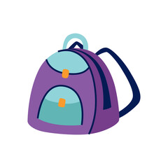 School Backpack Illustration