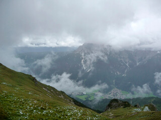 Stubai high-altitude hiking trail in Tyrol, Austria